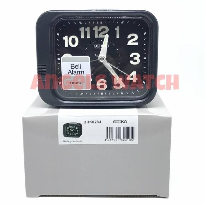 Jam Weker Seiko Qhk028 Original