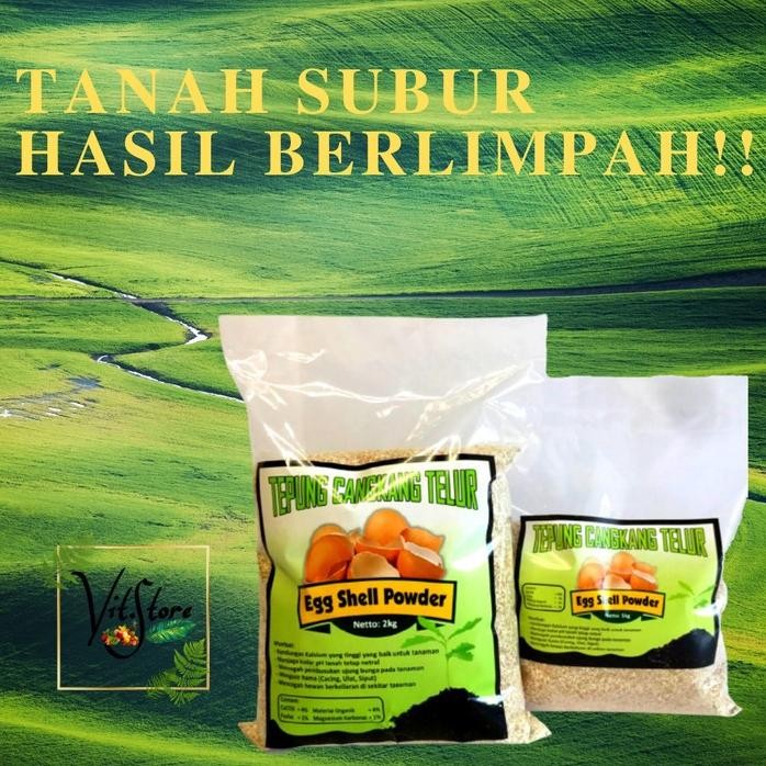 

Terlaris ( ) Tanah Subur Hasil Panen Berlimpah!!! Tepung Cangkang Telur 1Kg