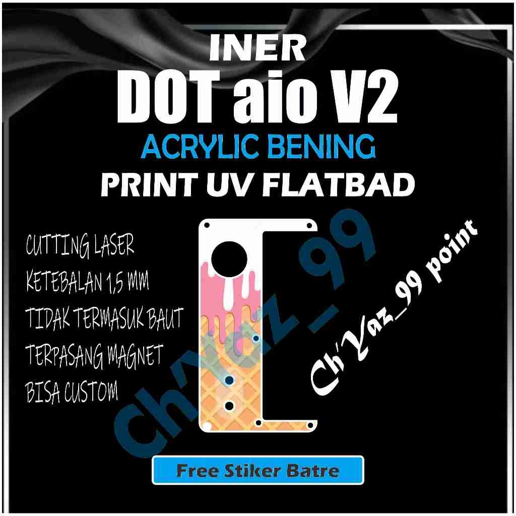 

Get2pcs Iner Acrylic Bening 15 Mm Print Uv Flatbad Dotv2 1 Garskin Casing Motif Dan Bisa Custom Bayar Ditempat