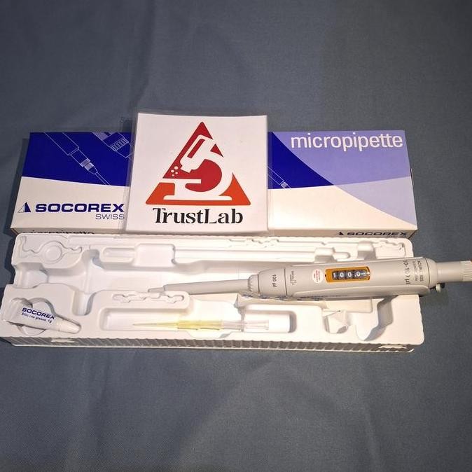 Micropipette 10-100ul Socorex | Mikropipet 10-100ul Socorex 825.0100