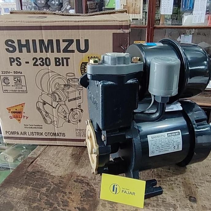 *#*#*#] SHIMIZU PS 230 BIT mesin pompa air otomatis / automatic besar