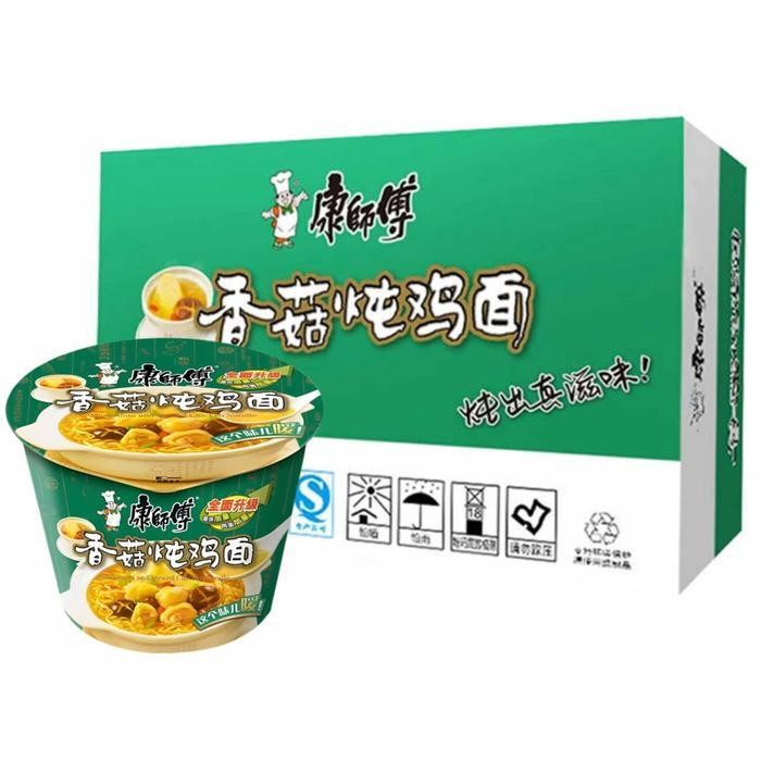 

Kang Shi Fu / Mie Instan Kuah Cup / Mushroom Chicken Flavor Noodle / 106Gr