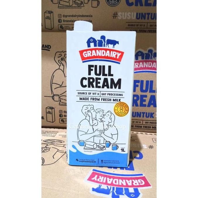 

.........] Susu Cair UHT Full Cream Grandairy 1 Liter untuk Cafe dan Campuran Minuman Kekinian