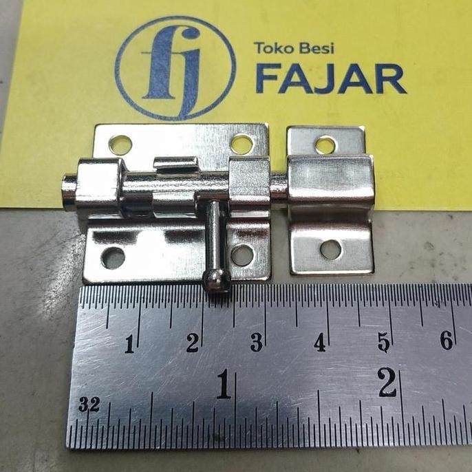 *#*#*#*#] Grendel slot kunci pintu jendela kecil mini tebal kuat 3 cm