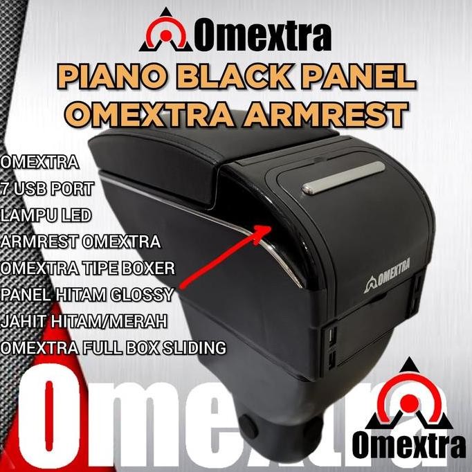 Omextra Armrest Vios Gen1&Gen3 Console Box Vios th 03-07 & 2013 keatas