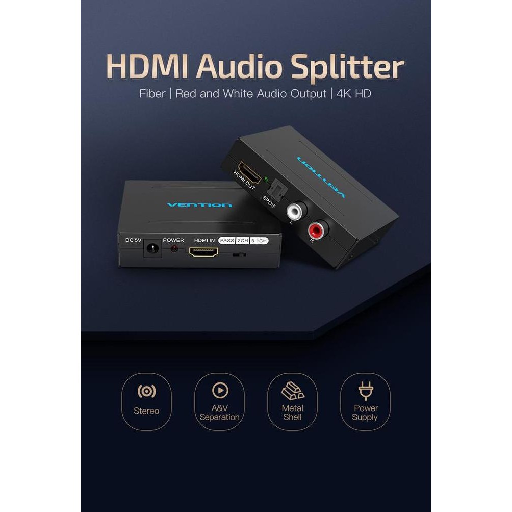 HDMI Audio Extractor Converter HDMI to RCA Audio SPDIF MURAH