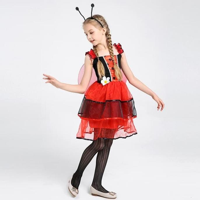 Kostum Anak Lebah Merah Kostum Ladybug Perayaan Pesta Murah Termurah