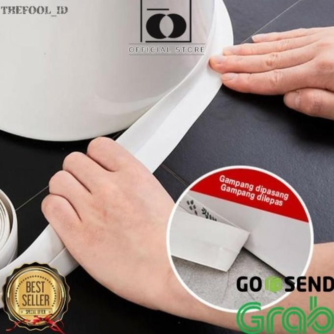 

TERBARU - TF Waterproof Bathroom Tape Kitchen Sink Mouldproof Sealing Strip