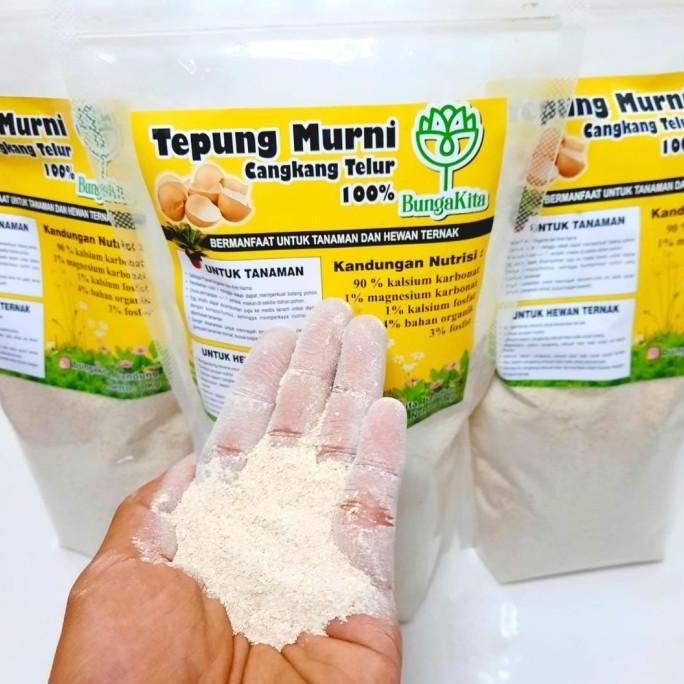 

Terlaris Tepung Murni Cangkang Telur Kemasan 1Kg