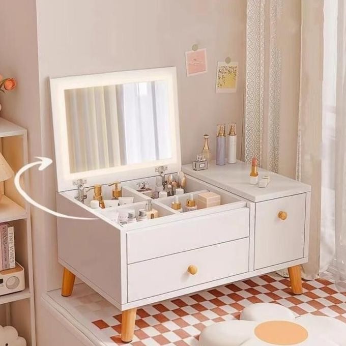 Meja Rias Minimalis Meja Rias Lampu LED