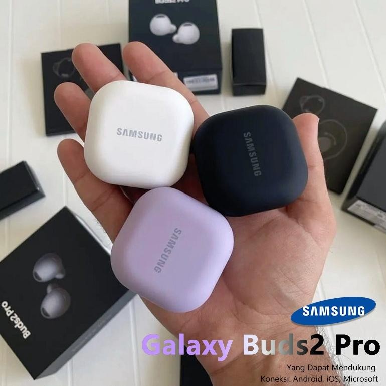 Headset Samsung Galaxy Buds 2 Pro Wireless Earbuds Bluetooth Super Clone 1 : 1 OEM by AKG TWS Earpho