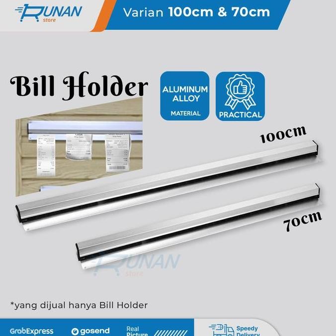 

TERMURAH - Bill Holder 70cm - Penjepit Bon Jepitan Nota Restaurant - Bill Grabber