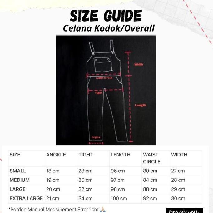 Terlaris Wearpack Baju Overall Time Series Black Beachwell Bali Baju Kodok Pria Ready Stok