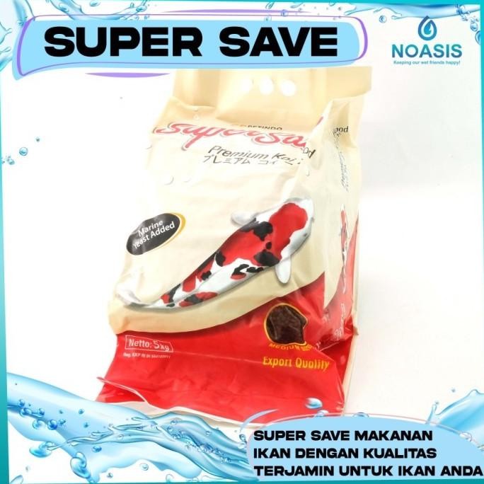 Terlaris Super Save Pelet - Pakan Ikan Koi - 5 Kg