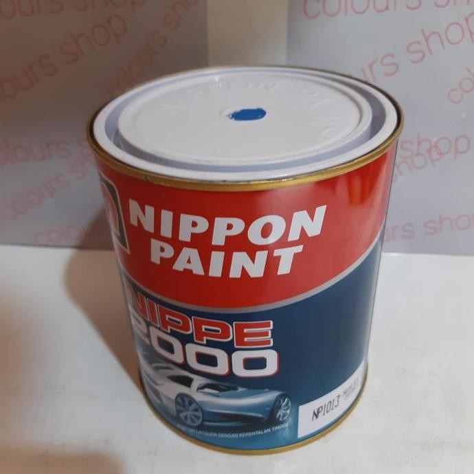 CAT DUCO NIPPE 2000 WARNA BIRU/INDIGO BLUE 1013 ISI 1L RESTOCK