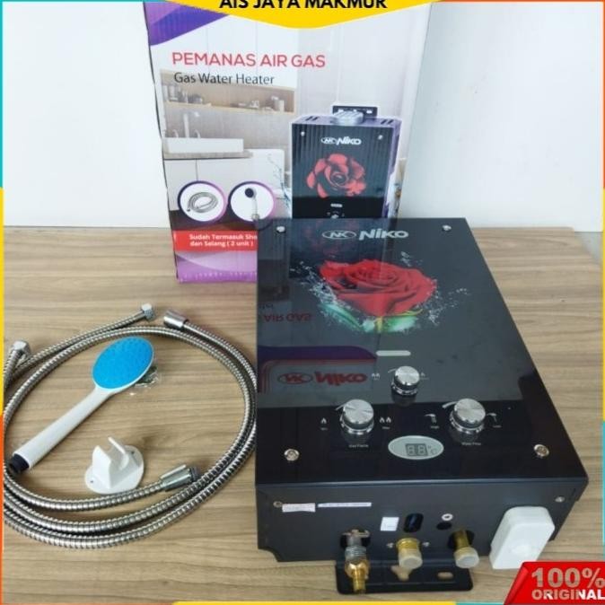 Niko Gas Water Heater Tempered Glass NK-6LDG LUX / Water Heater Niko