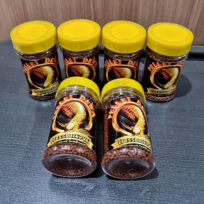 Terlaris Pelet Ikan Pelet Dewa Arwana Golden Crossback 24K Super Red 50 Gram