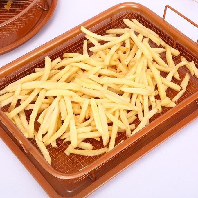 

BAKINDO Cooper Crisper Tray Fika / Oven Tray / Peniris Minyak / Cooling Rack / Baking Tray HC