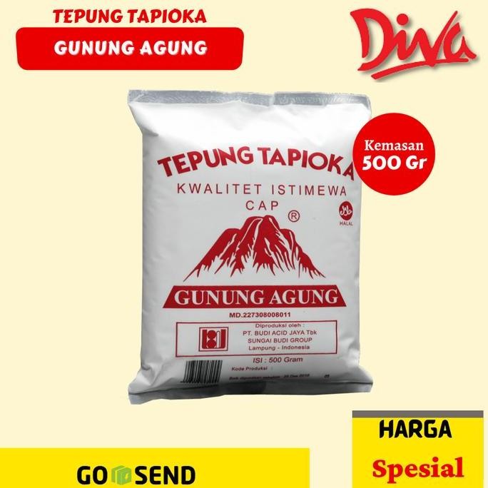 

Terlaris Tepung Tapioka Gunung Agung 500 Gr / Tepung Kanji