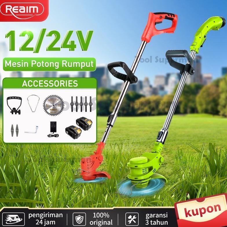 188V Mesin potong rumput batrai Mesin pemotong rumput Mesin potong rumput listrik Pemotong Rumput al