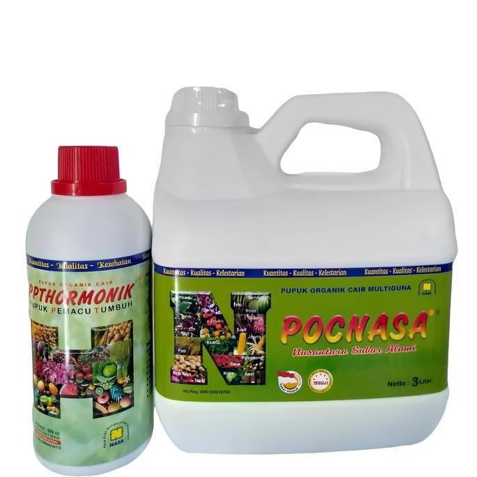

Terlaris Paket Pertanian Pupuk Organik Poc Nasa 3 Liter Dan Hormonik 500 Cc Menyuburkan Dan Melebatkan Buah, Pupuk Segala Jenis Tanaman Daun