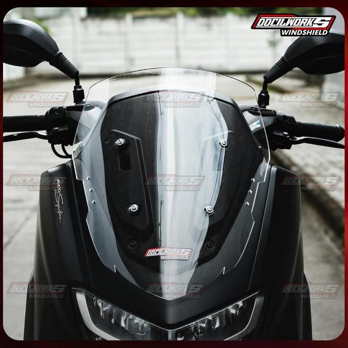 TERMURAH - DOCILWORKS - VISOR WINDSHIELD Standar Cyborg Bening NMAX NEW OLD