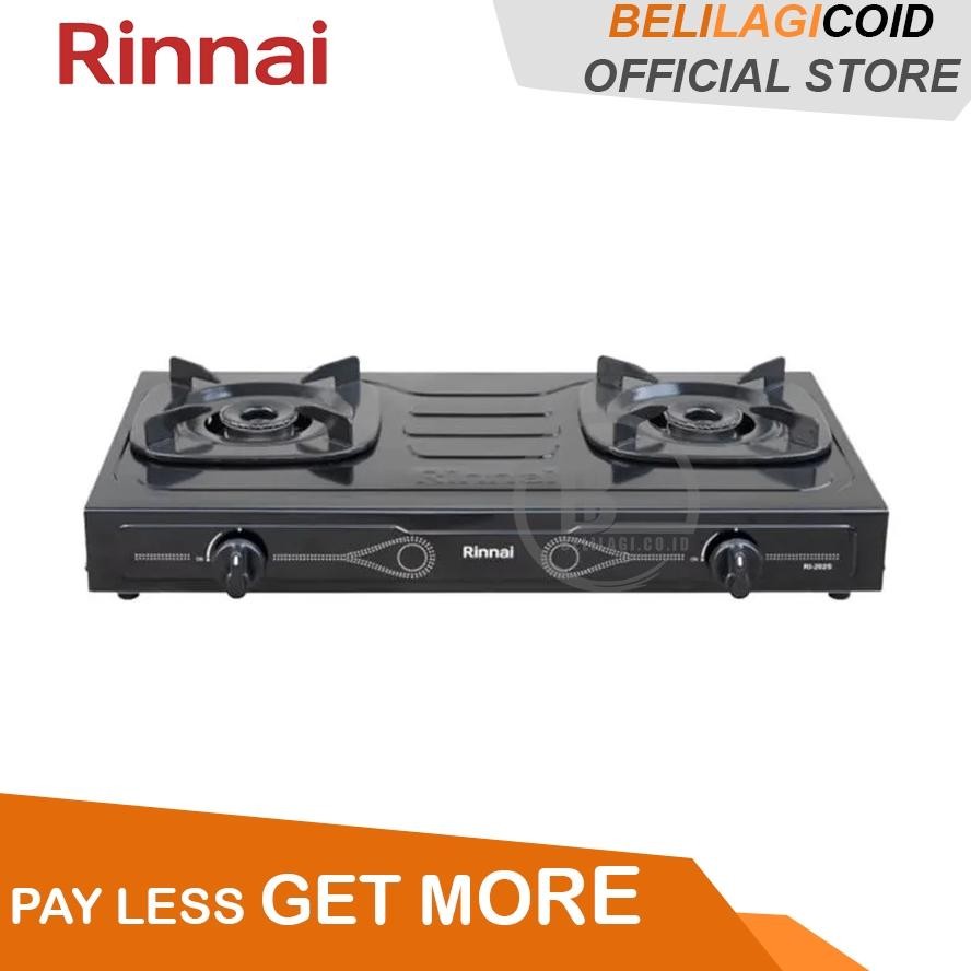 Rinnai Kompor Gas 2 Tungku RI 202 S / Kompor Rinnai 2 Tungku RI-202S / Kompor Gas Rinnai ORIGINAL RI