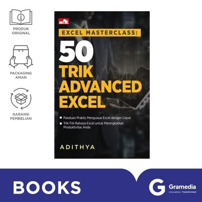 promo buku excel masterclass: 50 trik advanced excel