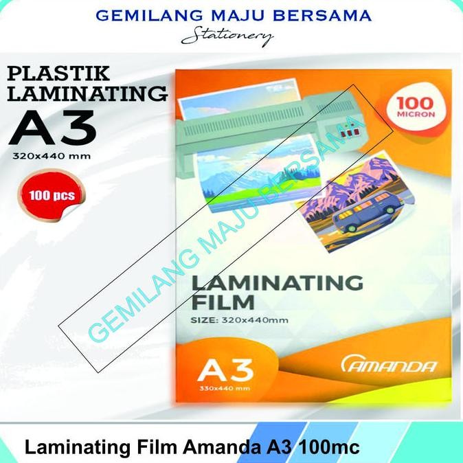 

NEW LAMINATING FILM AMANDA A3 100 Micron