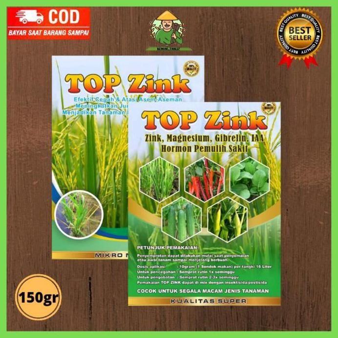 

Terlaris Pupuk Terbaik..!! Top Zink 150Gr Obat Semprot Padi Untuk Memperbanyak Anakan Padi & Mengobati Asem Aseman Penyubur Tanaman