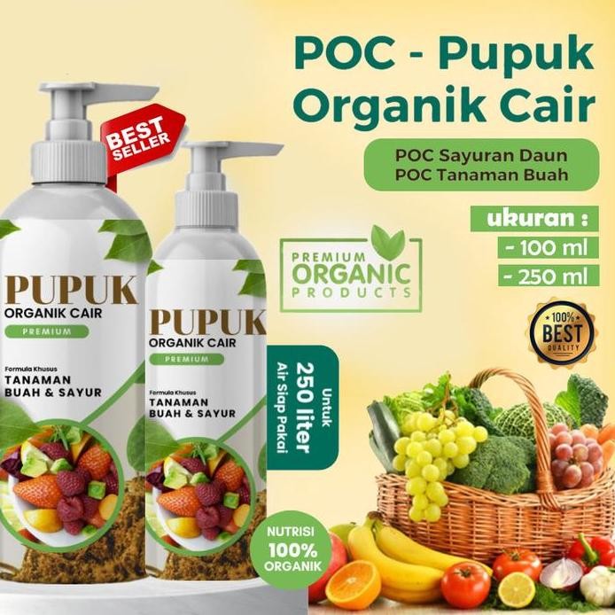 

Terlaris Pupuk Organik Cair Poc Premium Tanaman Buah Sayur Bunga Original