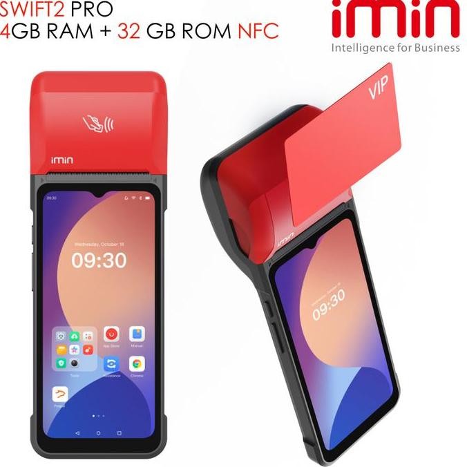 

TERBARU - Mesin Kasir Portable Android 13 iMin Swift 2 PRO dgn printer 4GB/32GB