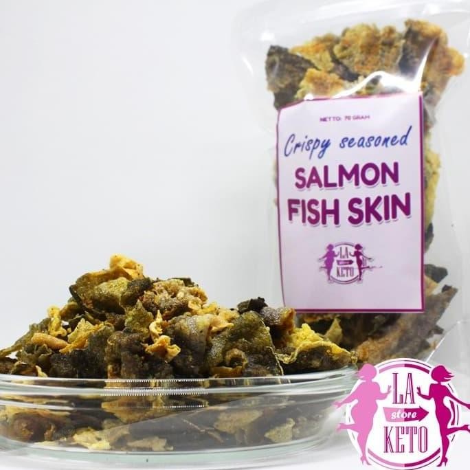 

LA KETO SALMON FISH SKIN @70gram Crispy Seasoned