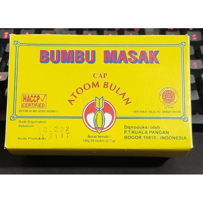 

Bumbu Masak Cap Atoom Atom Bulan