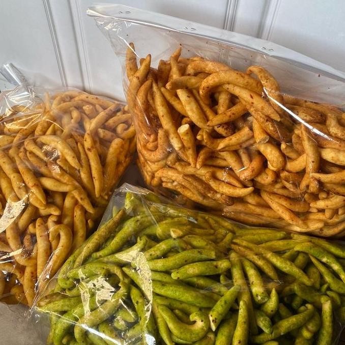 

Telur gabus bundling 3 rasa, rujak+sambel ijo+ original packing kardus