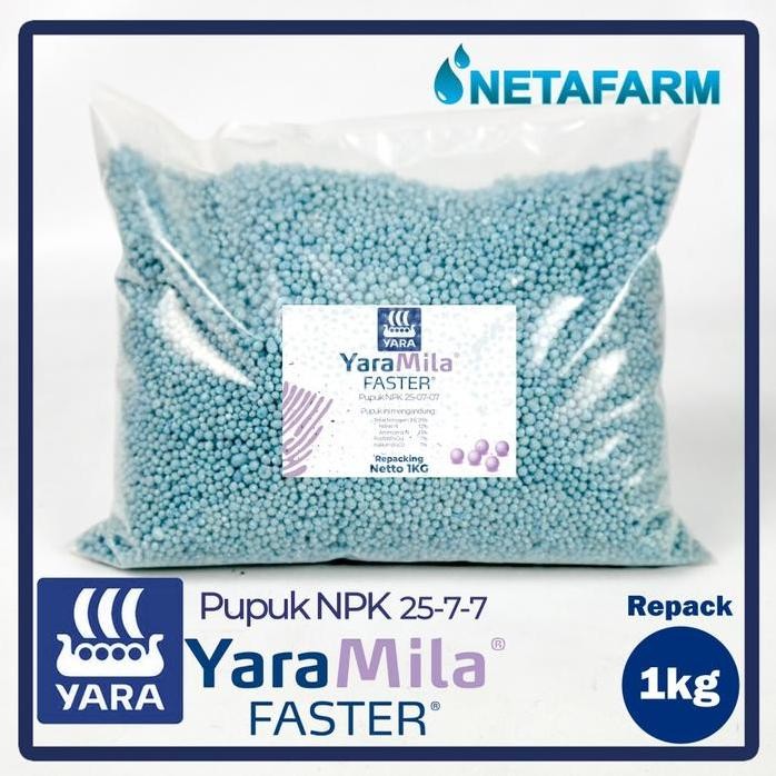 

Terlaris Pupuk Npk 25-07-07 Yaramila Faster Repacking 1Kg