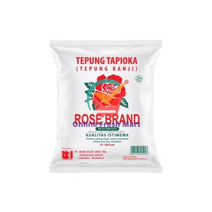 

Terlaris Tepung Tapioka Kanji Rose Brand Rosebrand 500G - Online Fresh Mart Denpasar