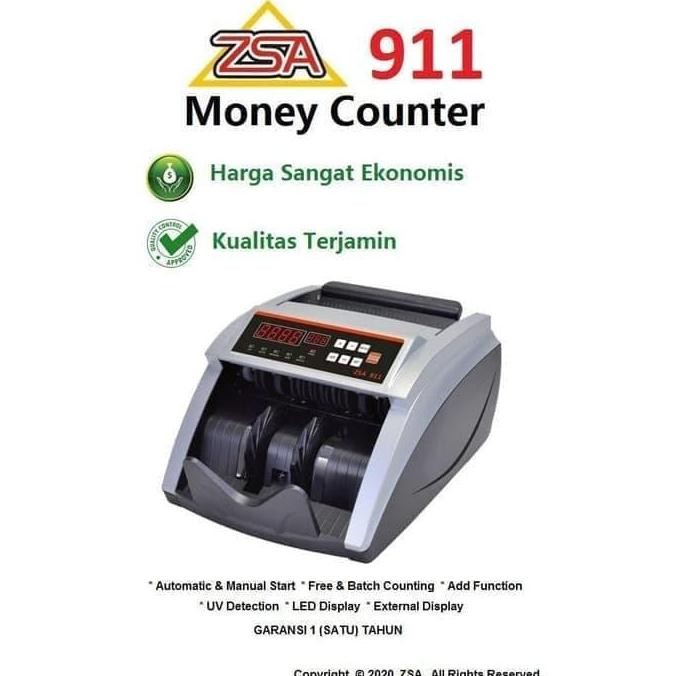 

HARGA DISC - Mesin Penghitung Uang FRICTION ZSA 911 Garansi Resmi 1 Tahun