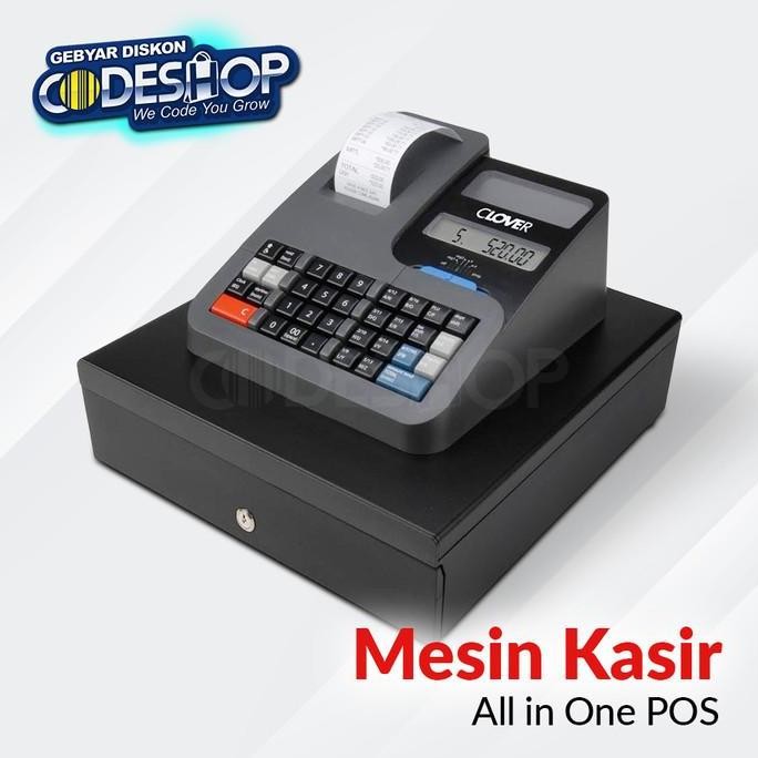

TERBARU - Clover JET-100 Mesin Kasir All in One POS Cash Register Dual Display