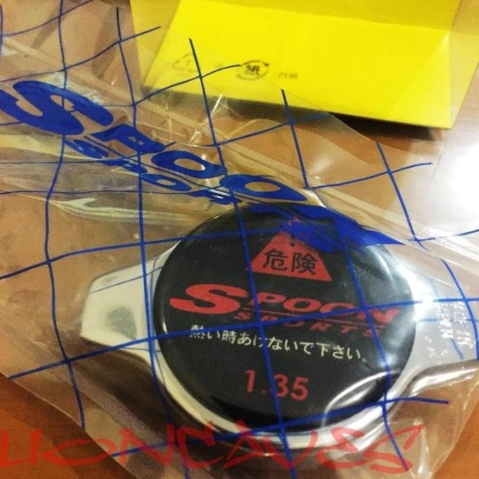 New Original Spoon Sport Radiator Cap / Tutup Radiator - Made in Japan