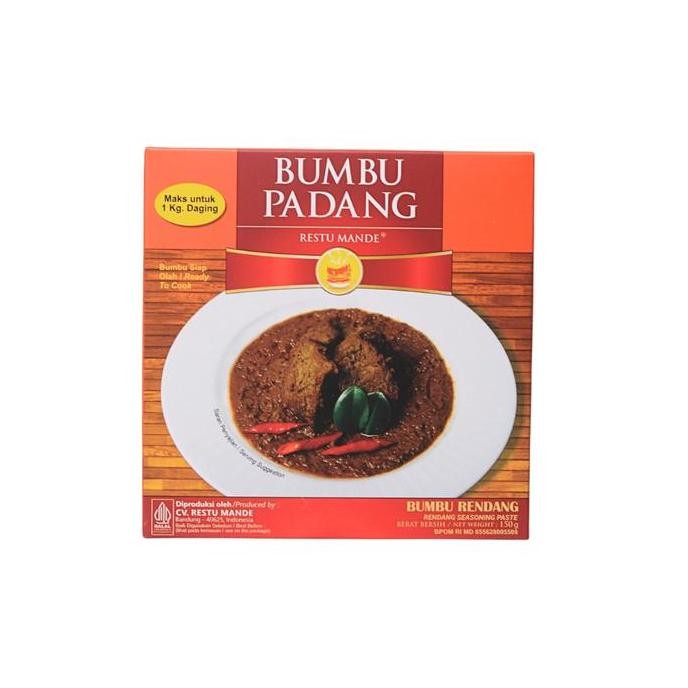 

[PalingLaku] Bumbu Rendang Padang Restu Mande Bumbu Masak Kemasan 150g