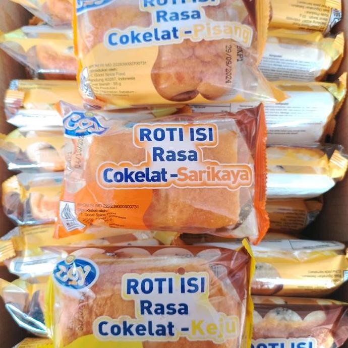 

COY Roti Panggang isi Rasa Coklat Pisang 1 DUS isi 60 Snack Food Kue Camilan Halal