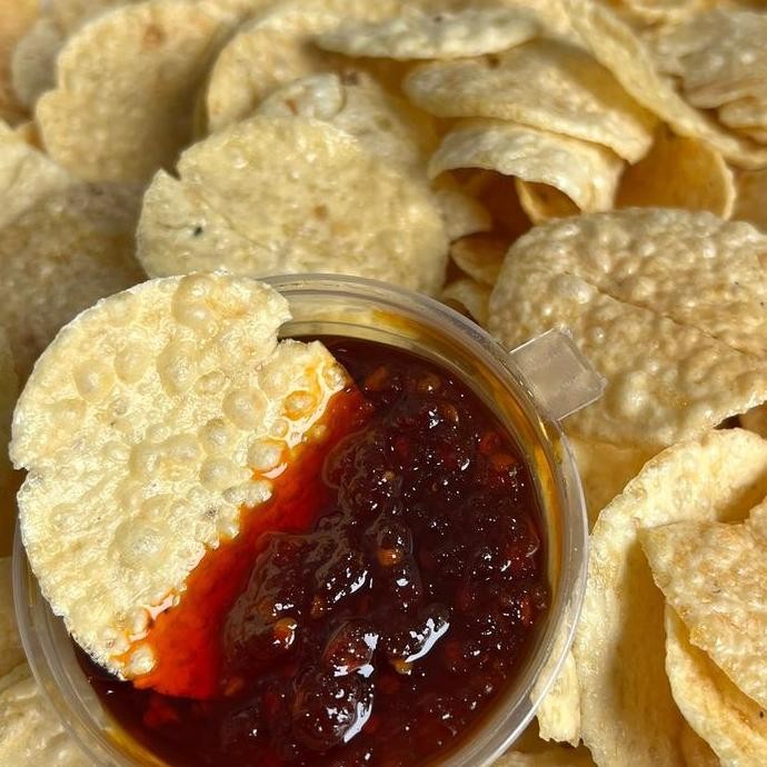 

Opak Singkong Coin / Berat 500 Gram / Opak Coin Cemilan