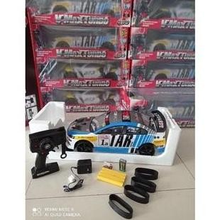 Spesial Mobil Rc Drift 1:10 Turbo Remote Sanzuan Vmax Turbo 4Wd Bisa 2 Baterai