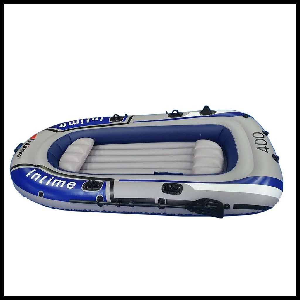 KINGME - INTIME 400 PERAHU KARET MANCING INFLATABLE FISHING BOAT 4 PERSON - YT-099