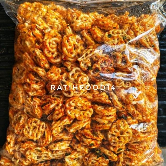 

seblak mawar bantat 1kg/sebring pedas daun jeruk