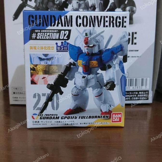 TERMURAH - FW Gundam Converge Selection 02 - GP01Fb GP01 Fb Fullburnern 270