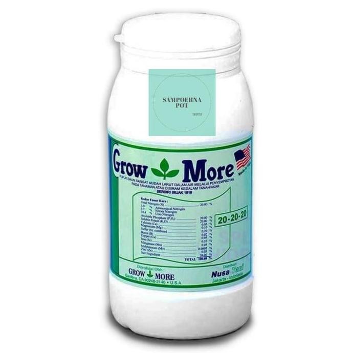 

Terlaris Pupuk Npk Seimbang Buah,Bunga,Akar Dan Daun Growmore 20-20-20 454Gr