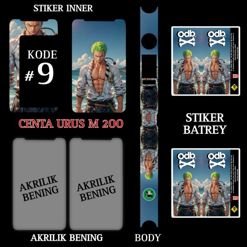 

Terlaris Stiker Inner Satu Paket M200 9 Stiker Garskin Premium Not Casing Bisa Custom *Promo*