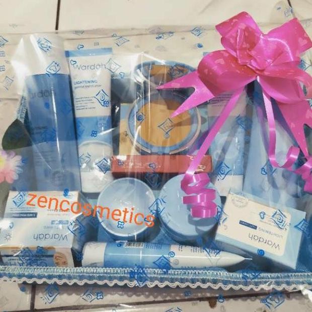 Wardah Paket Seserahan Lengkap/ Wardah Hantaran nikah / Paket Kosmetik Seserahan/ Parsel Wardah